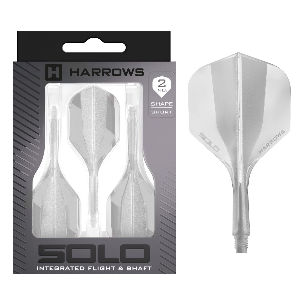Harrows Solo Integrated Flights & Shafts No2
