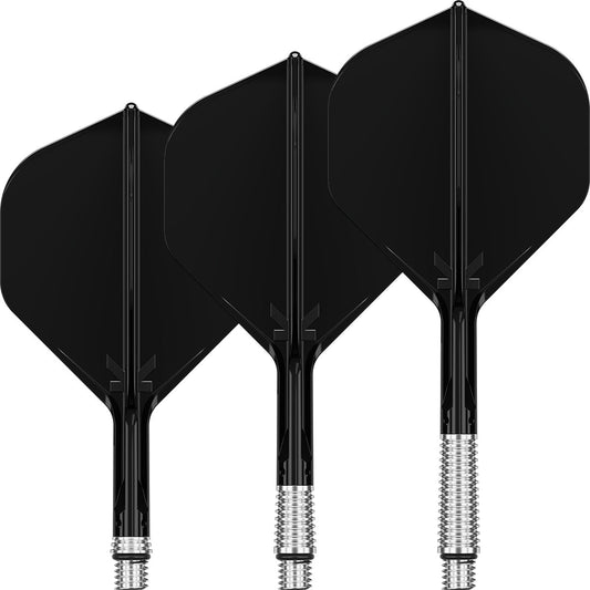 Target K-Shift Black No2 Spinning Integrated Flights & Shafts