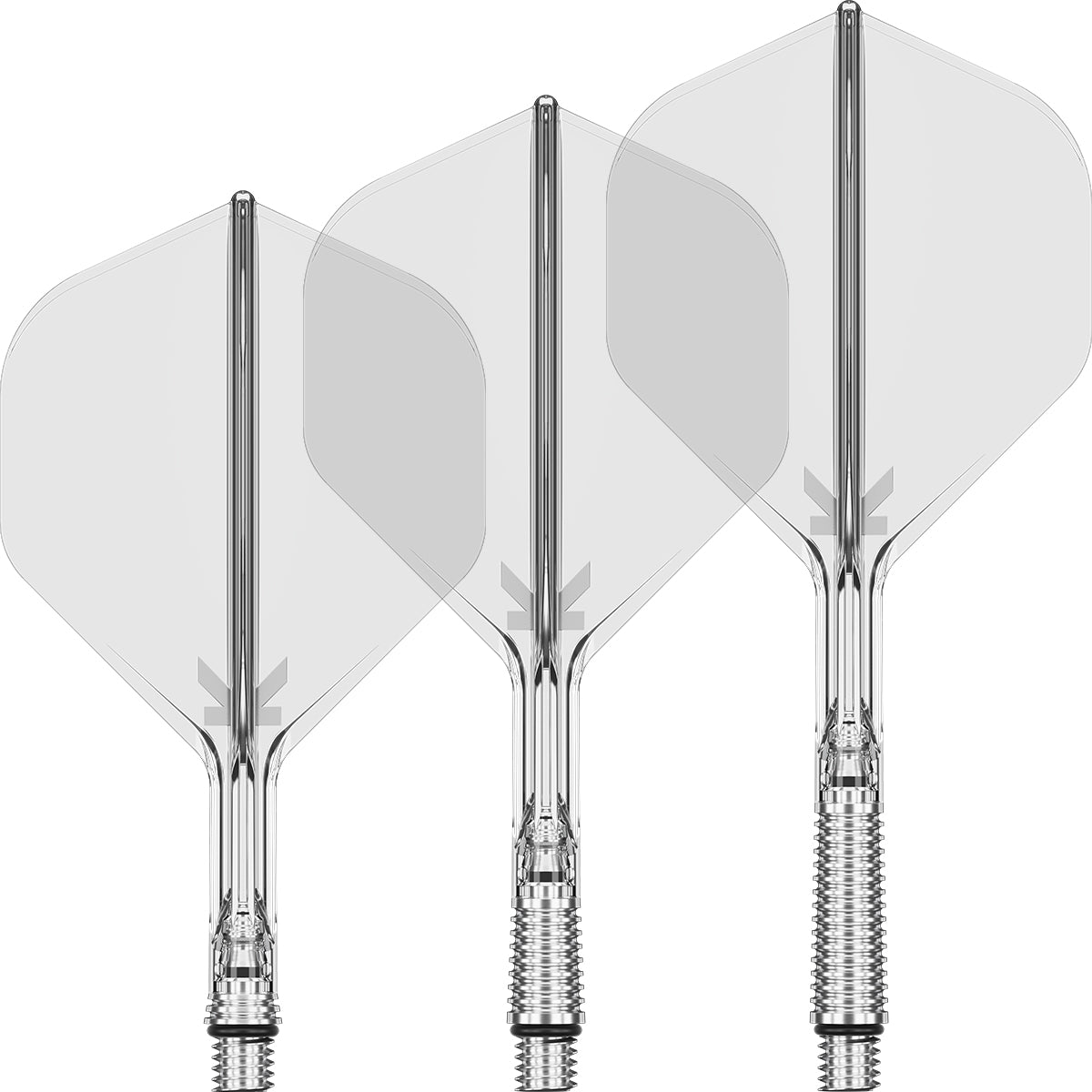 Target K-Shift Clear No2 Spinning Integrated Flights & Shafts– Rebel Darts