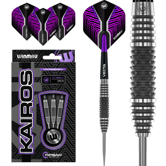 Kairos 90% Tungsten Steel Tip Darts by Winmau