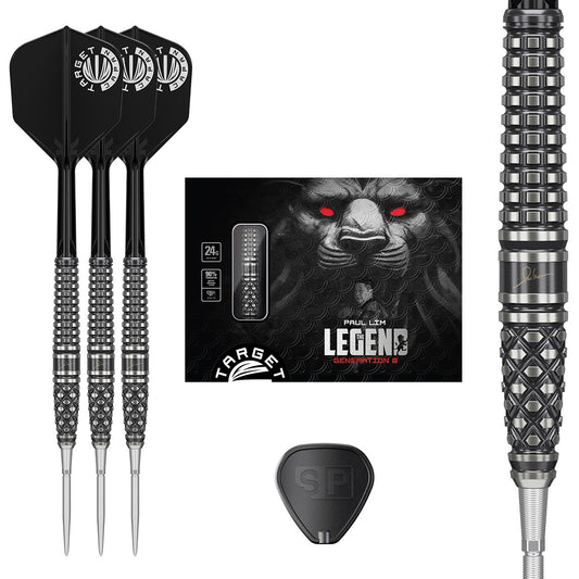 Paul Lim The Legend Gen 8 90% Tungsten SP Steel Tip Darts by Target Japan