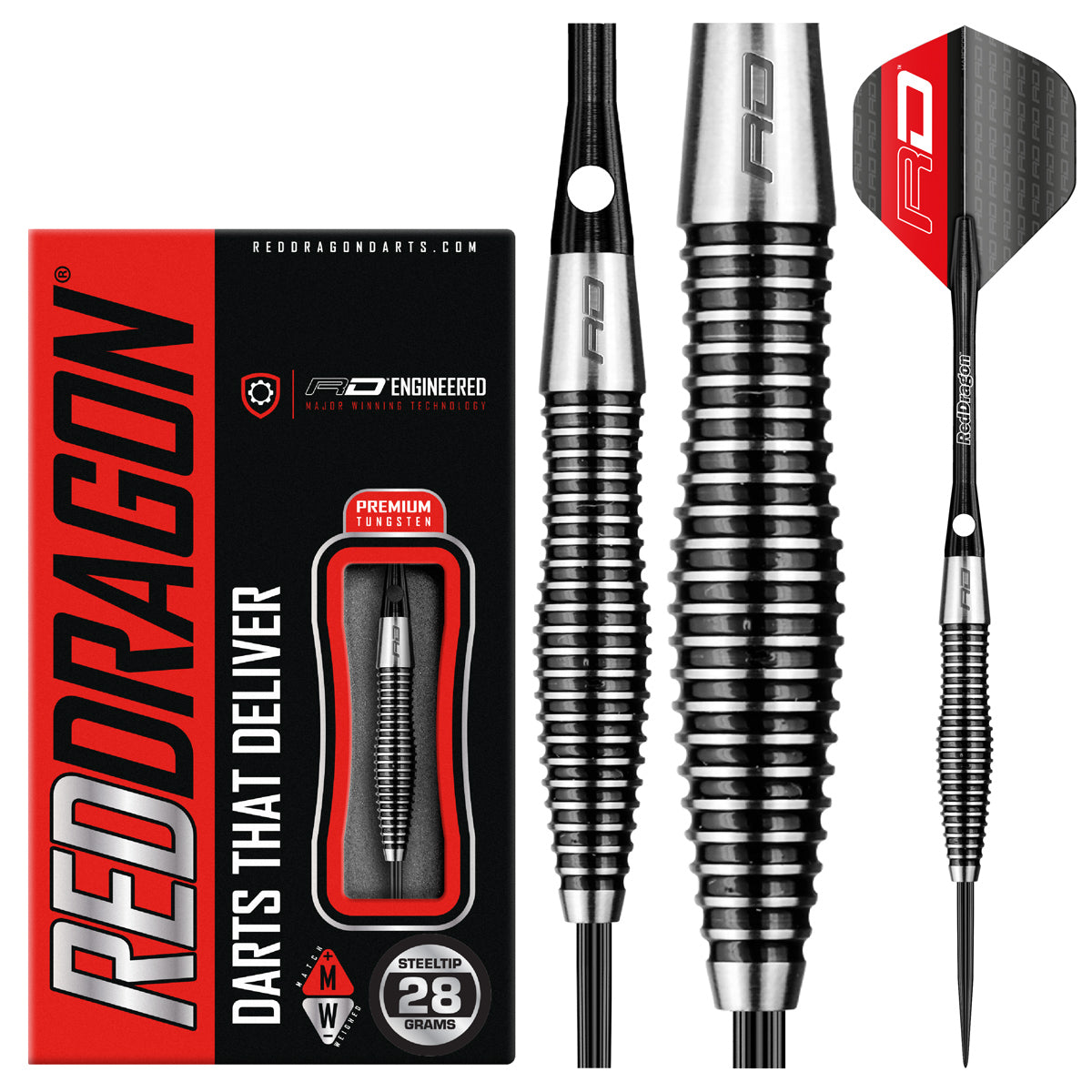 Lethal Magic 85% Tungsten Steel Tip Darts by Red Dragon