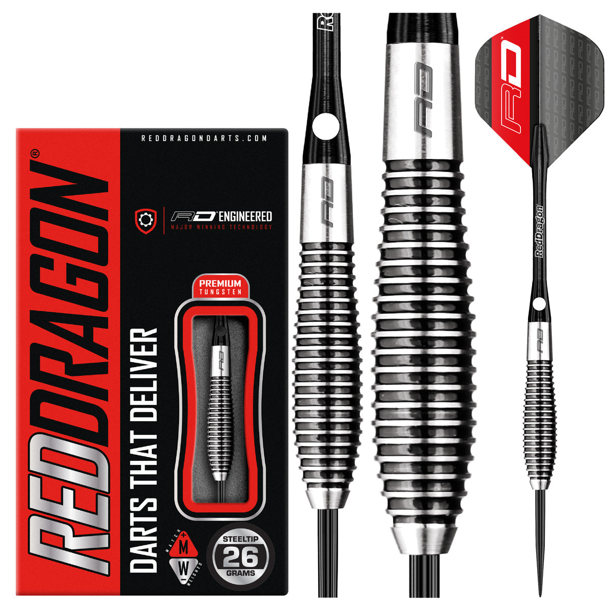 Lethal Magic 85% Tungsten Steel Tip Darts by Red Dragon