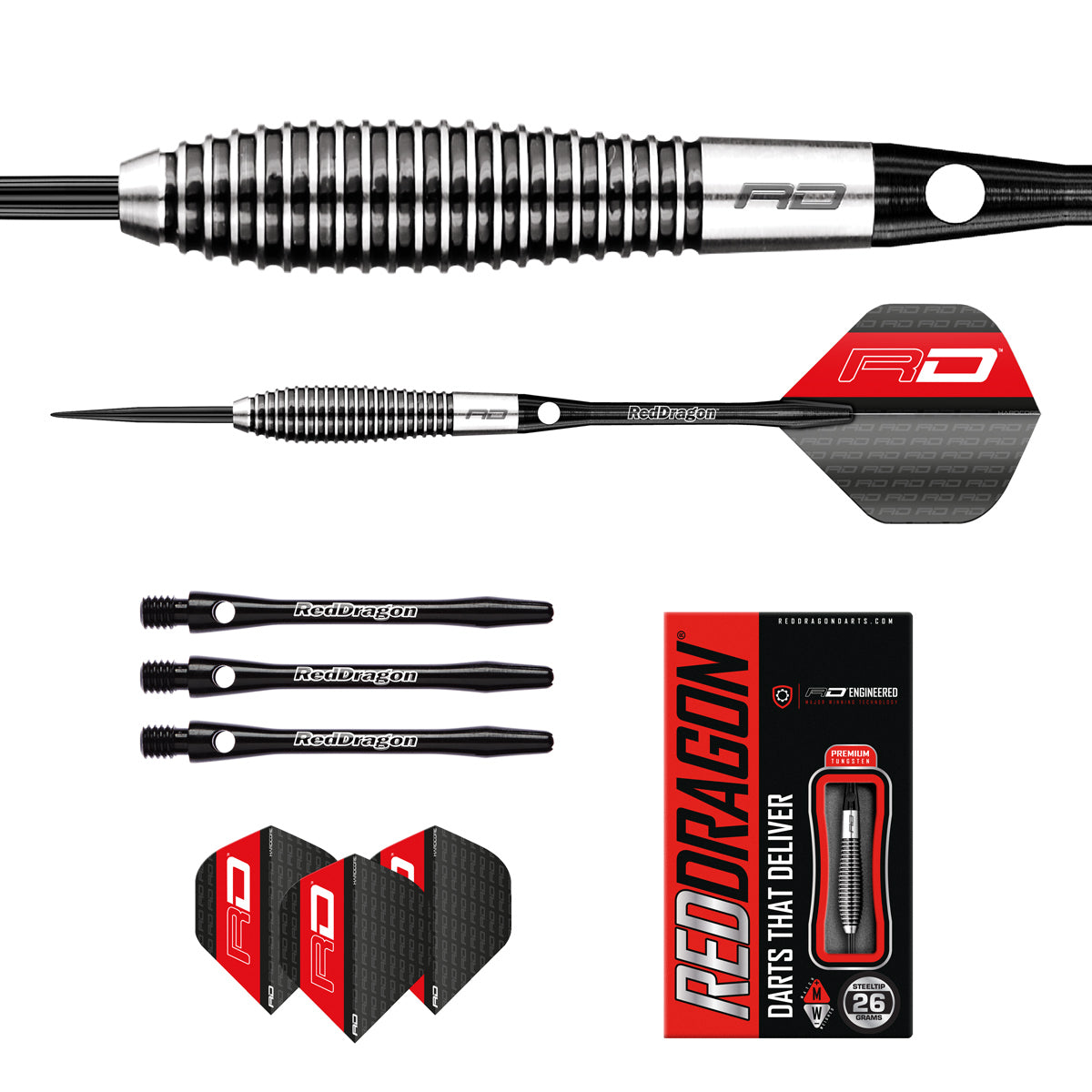Lethal Magic 85% Tungsten Steel Tip Darts by Red Dragon