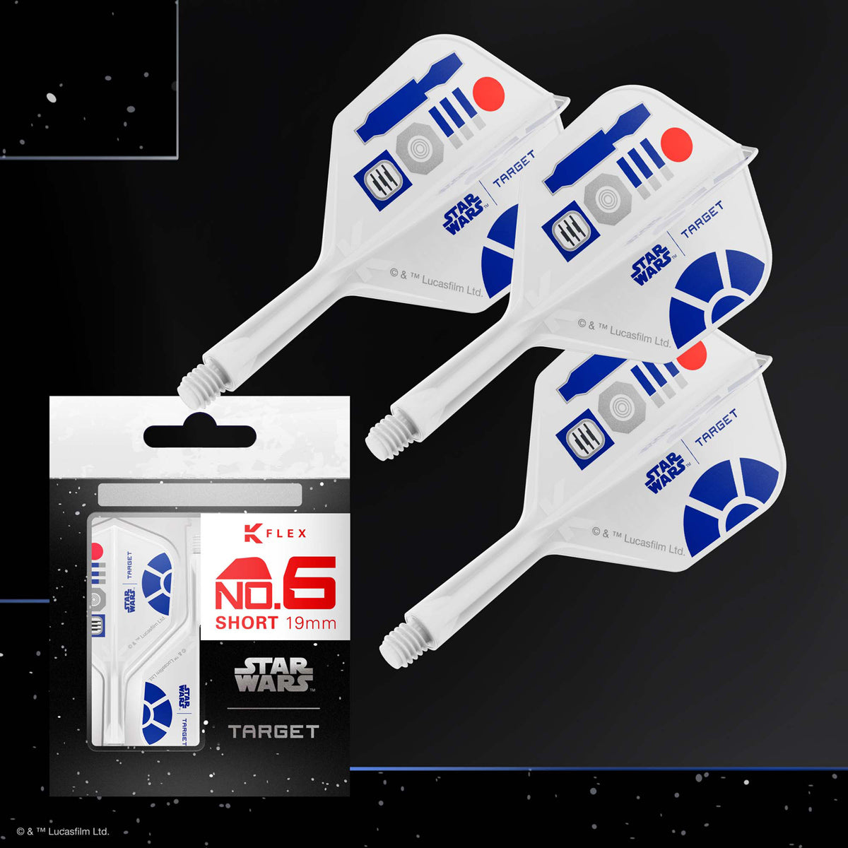 STAR WARS™ | TARGET R2-D2 K-Flex No6 Integrated Flights and Shafts