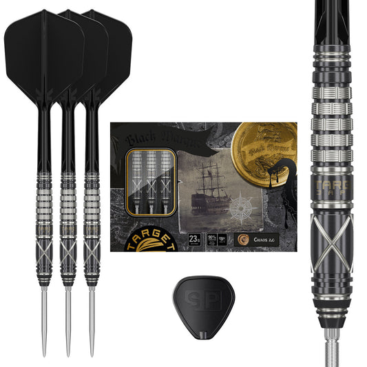 Target Japan Black Marque Chaos G2 90% Tungsten SP Steel Tip Darts