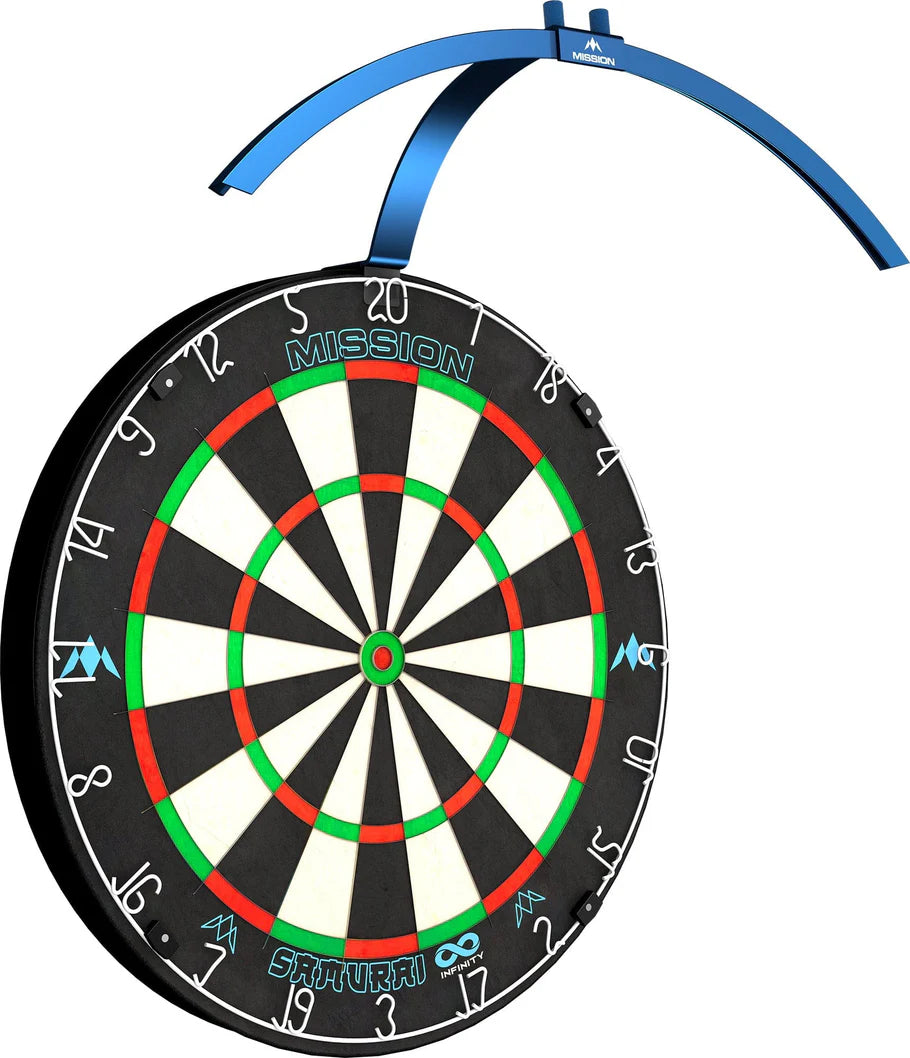 Mission Torus 100 Dartboard Lighting, Folding Portable Travel Light, Blue