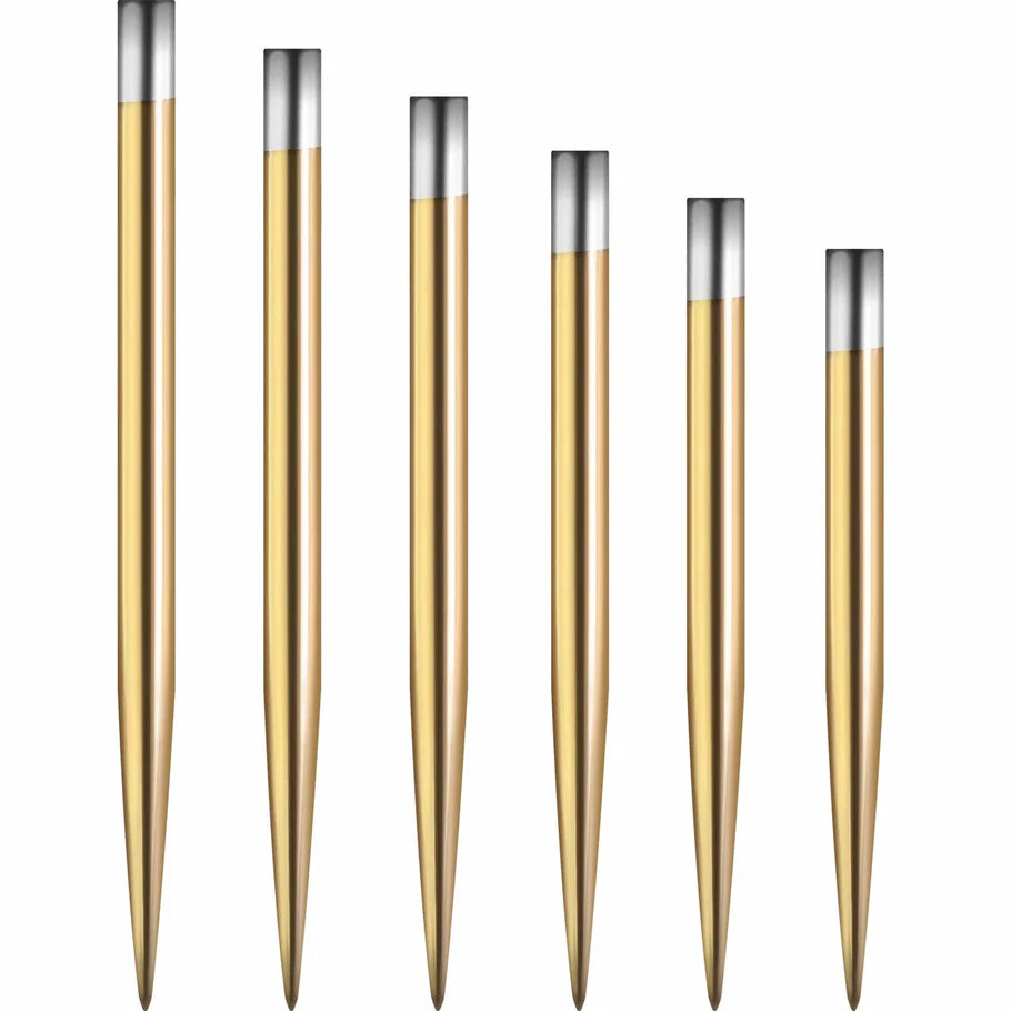 Mission Glide 38mm Steel Dart Points, Gold