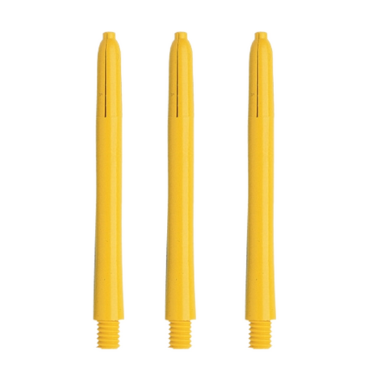 Nylon Dart Shafts, Yellow, Short Length