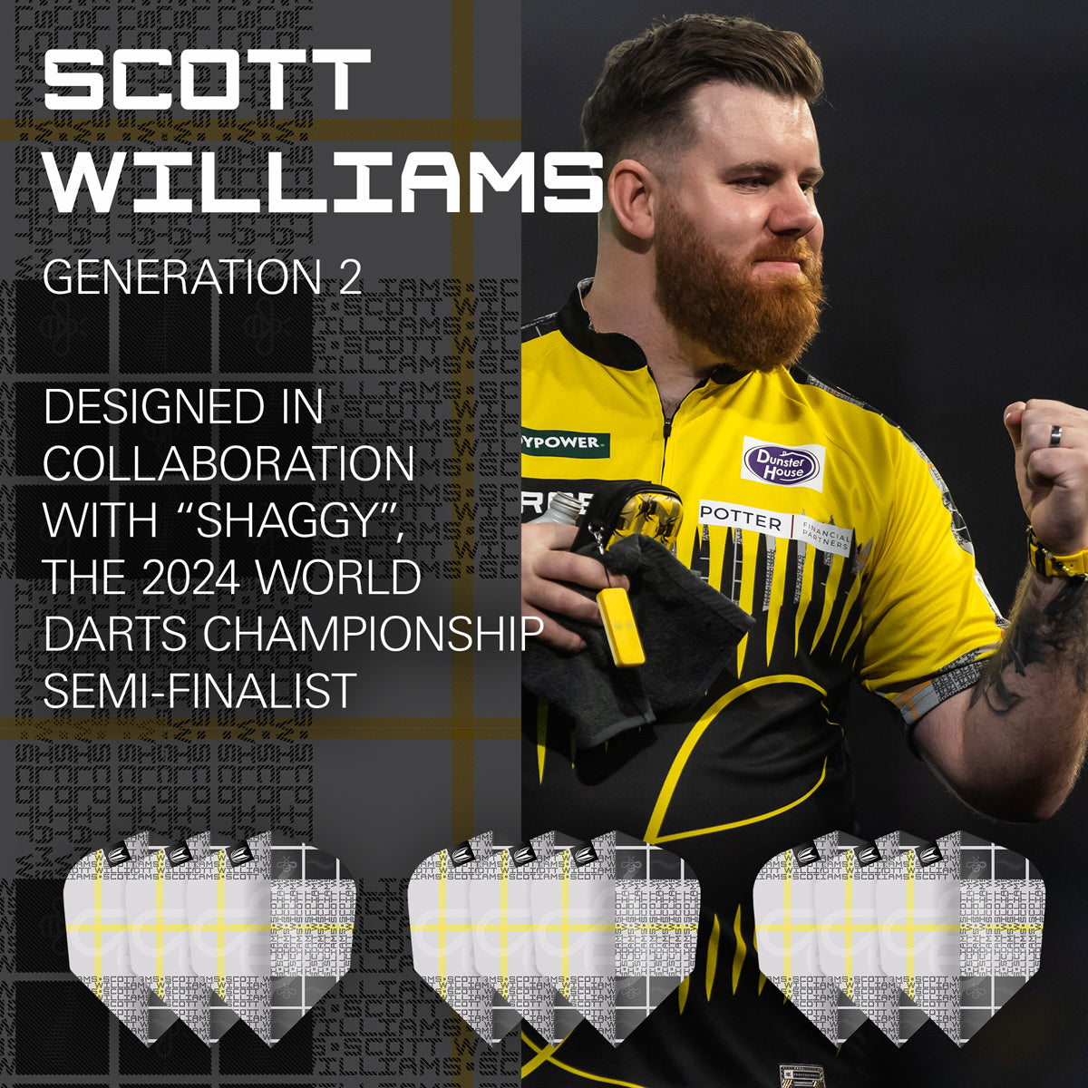 Scott Williams G2 Pro Ultra No2 Dart Flights (3 Sets) by Target