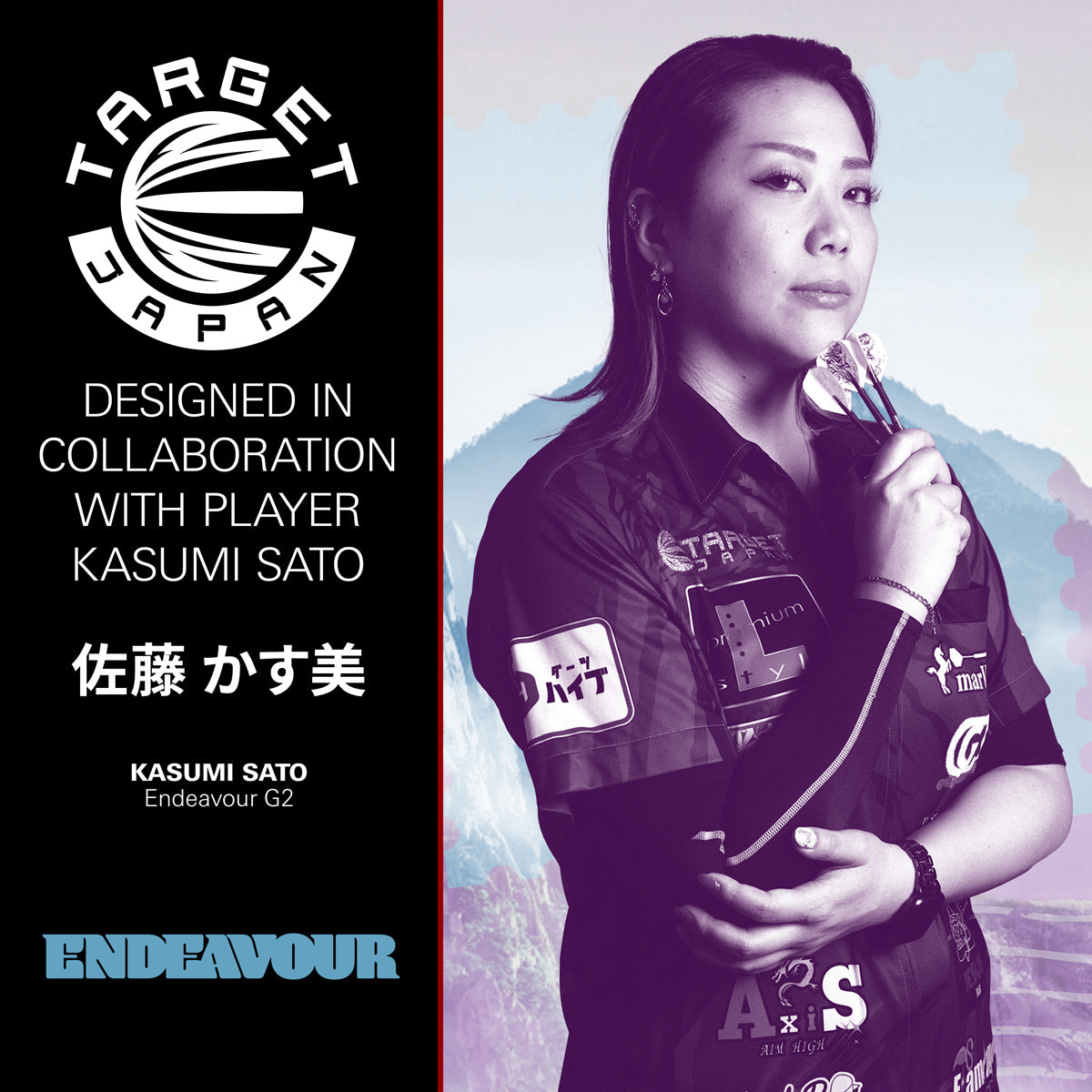 Target Japan Endeavour G2 90% Tungsten SP Steel Tip Darts