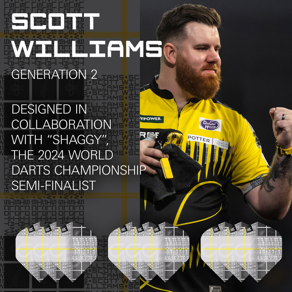 Scott Williams G2 Pro Ultra No2 Dart Flights (3 Sets) by Target