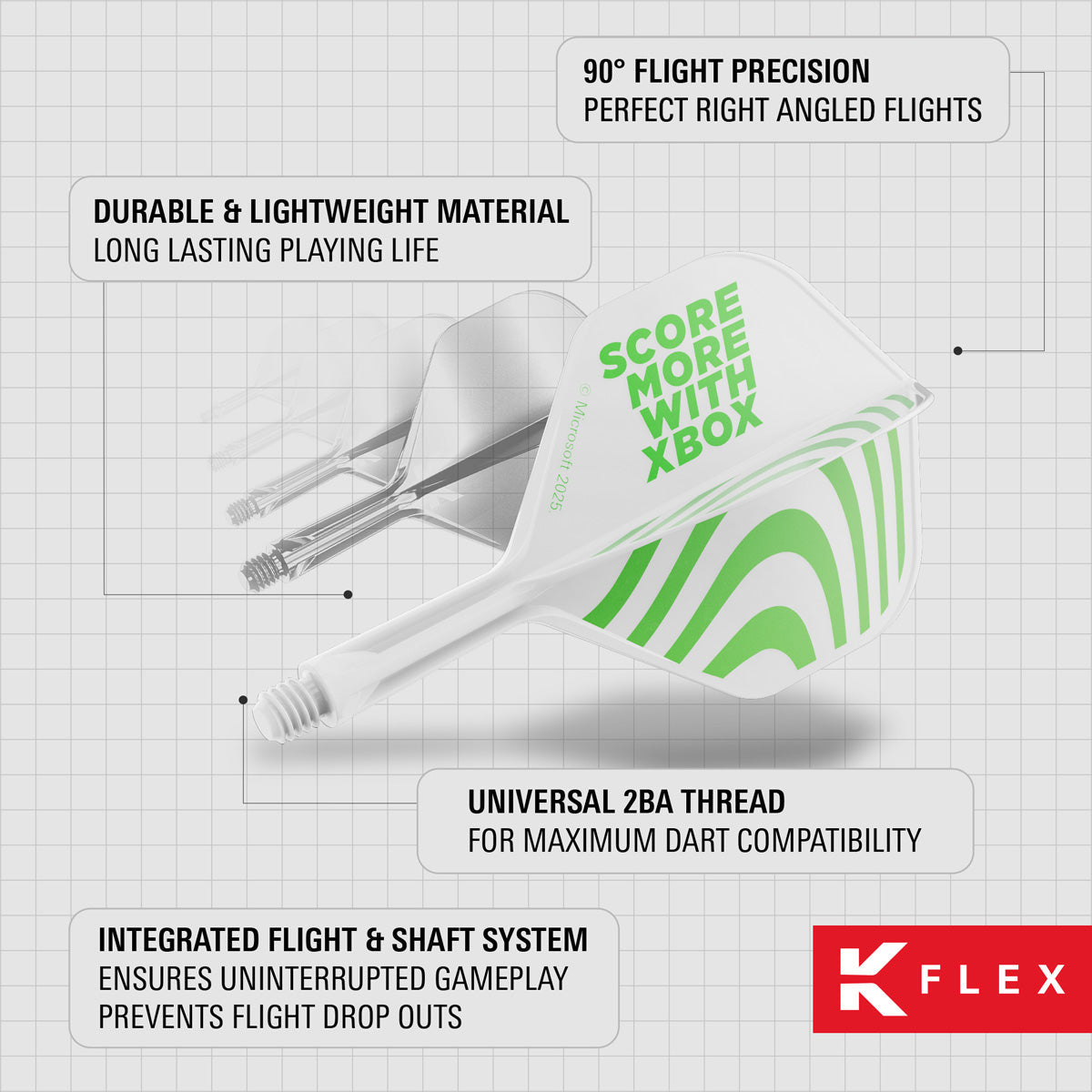 TARGET | XBOX K-Flex No6 Integrated Flights and Shafts