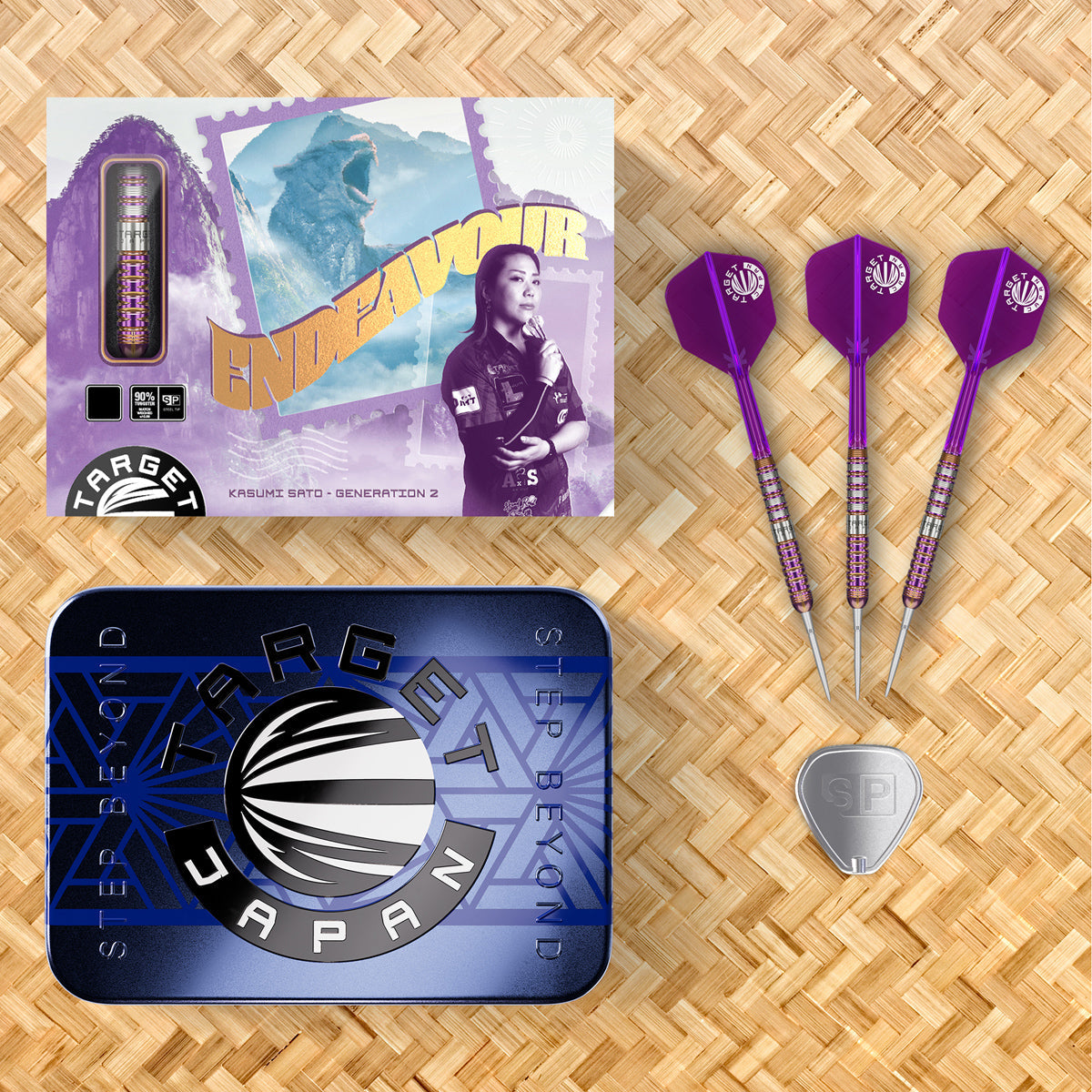 Target Japan Endeavour G2 90% Tungsten SP Steel Tip Darts