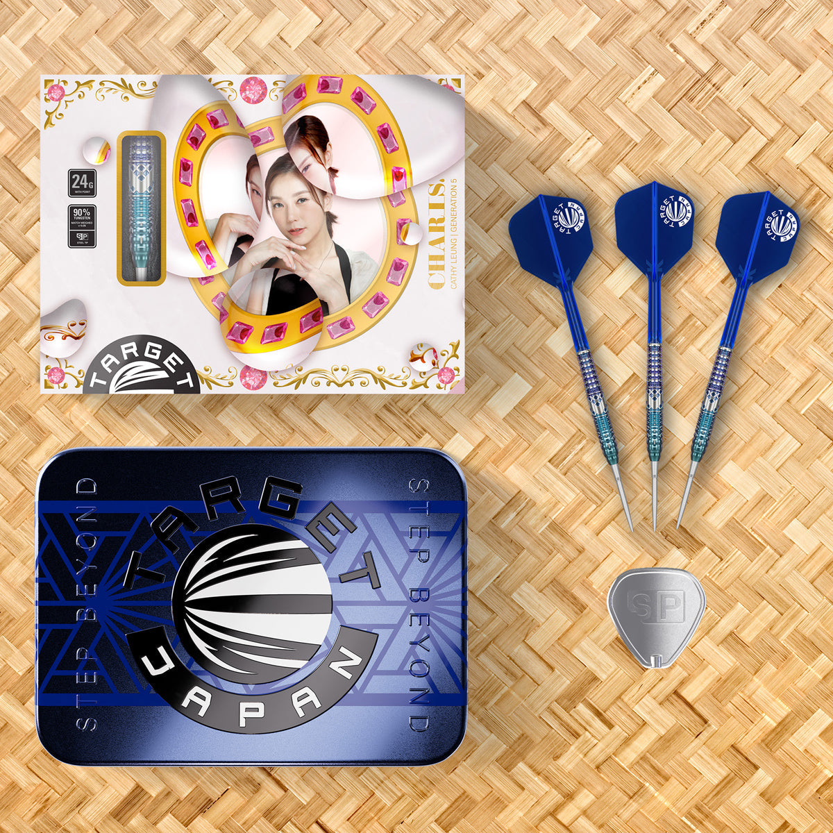 Target Japan Charis G5 90% Tungsten SP Steel Tip Darts
