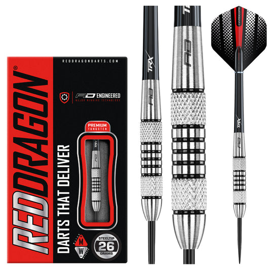 Nimrod 80% Tungsten Steel Tip Darts by Red Dragon