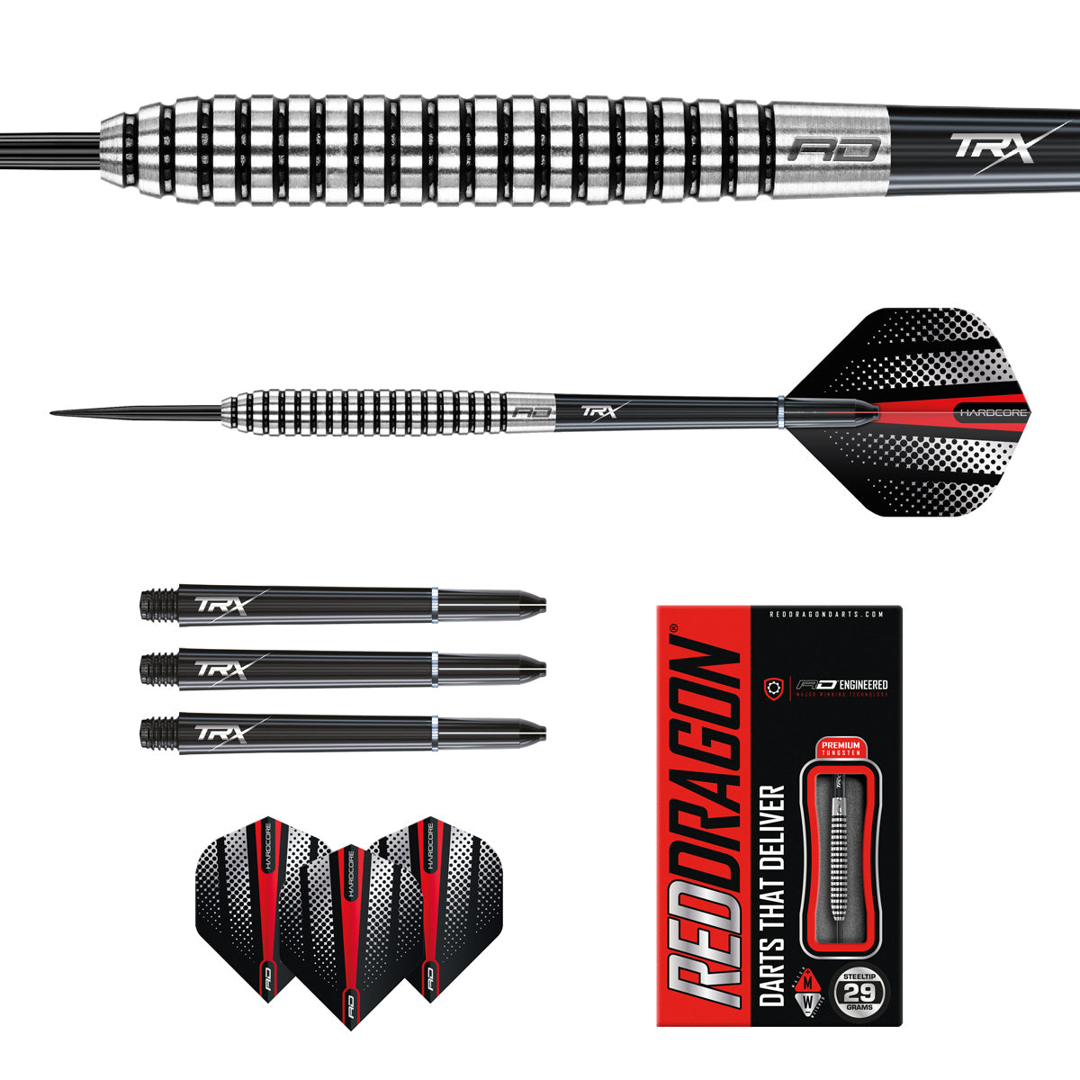 Blue Fin 80% Tungsten Steel Tip Darts by Red Dragon