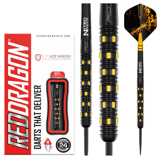 Nirvana 90% Tungsten Steel Tip Darts by Red Dragon