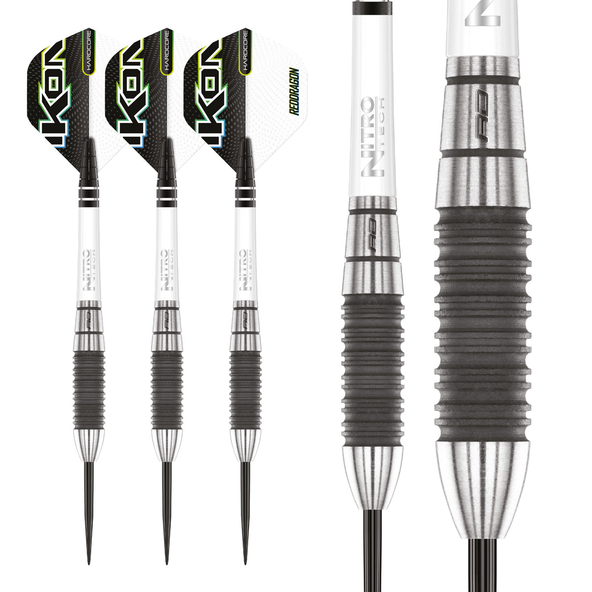 Ikon 1.2 85% Tungsten Steel Tip Darts by Red Dragon