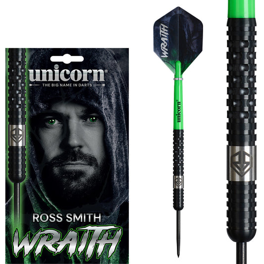 Unicorn Wraith Ross Smith 90% Tungsten Steel Tip Darts
