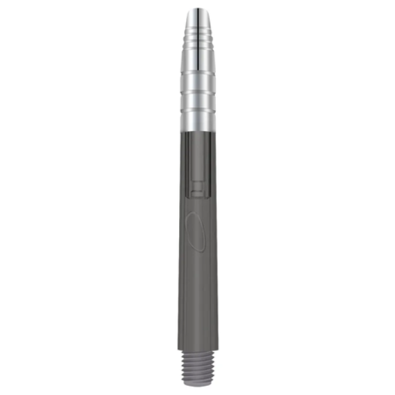 Rebel Darts Polymer and Aluminium Dart Shafts, Black, Medium Length