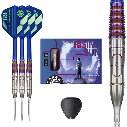Rising Sun G9 90% Tungsten Steel Tip Darts by Target Japan