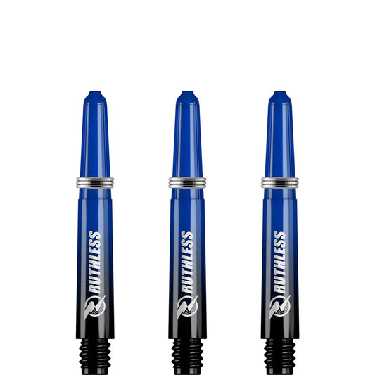 Ruthless Deflectagrip Plus Dart Shafts, Blue, Short Length