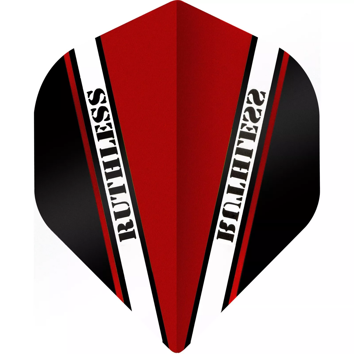 Ruthless V100 Pro Darts Flights, Red, No 2 Shape, 100 Micron