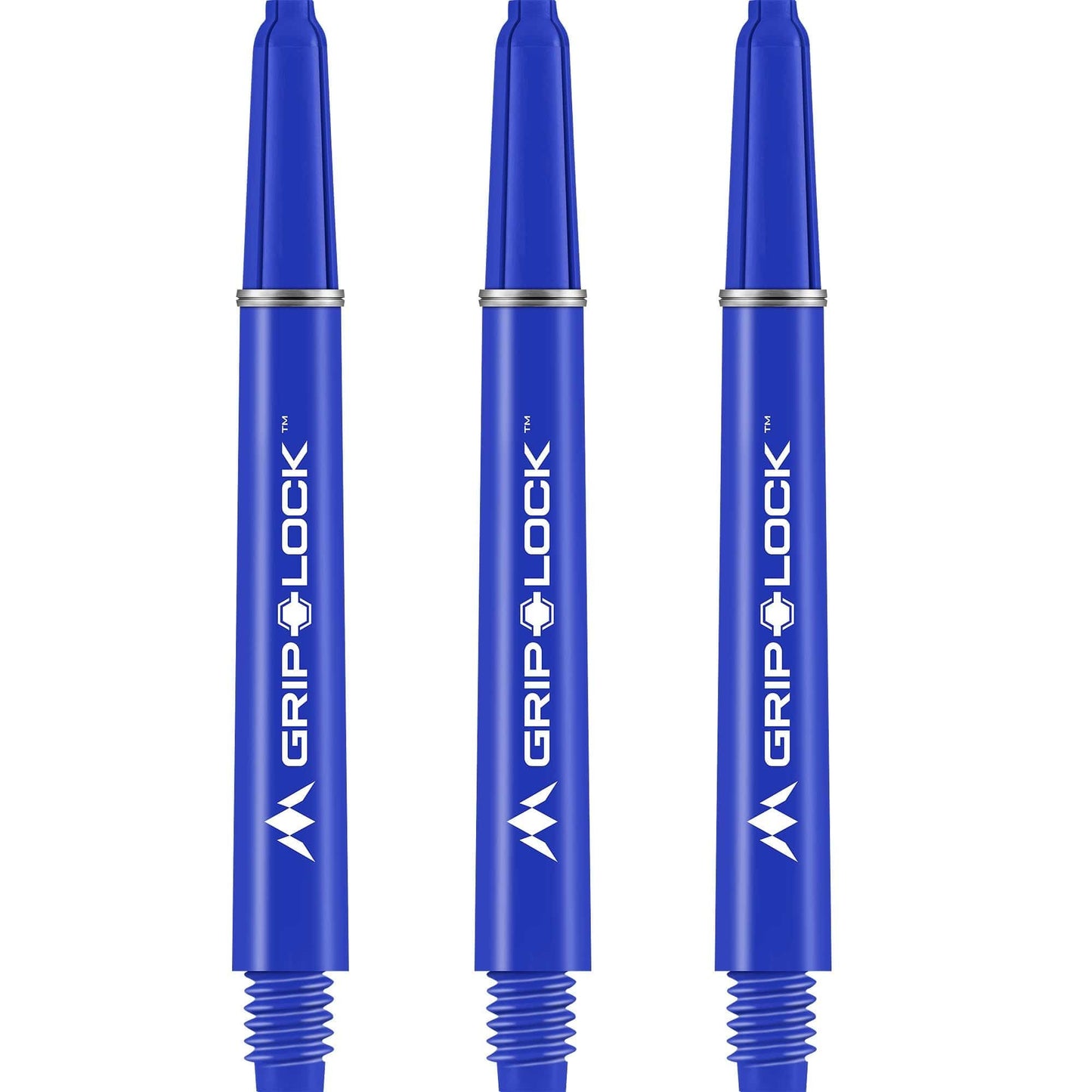 Mission GripLock Shafts - Dart Stems - Blue