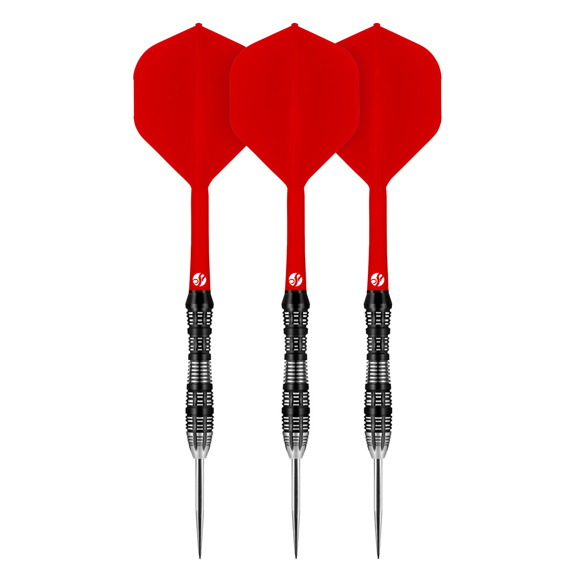 Flight Deck Red One Piece Dart Flight and Shaft System by Shot