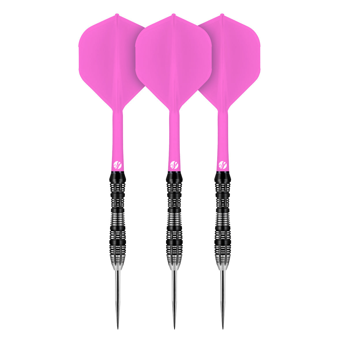 Flight Deck Pink One Piece Dart Flight and Shaft System by Shot