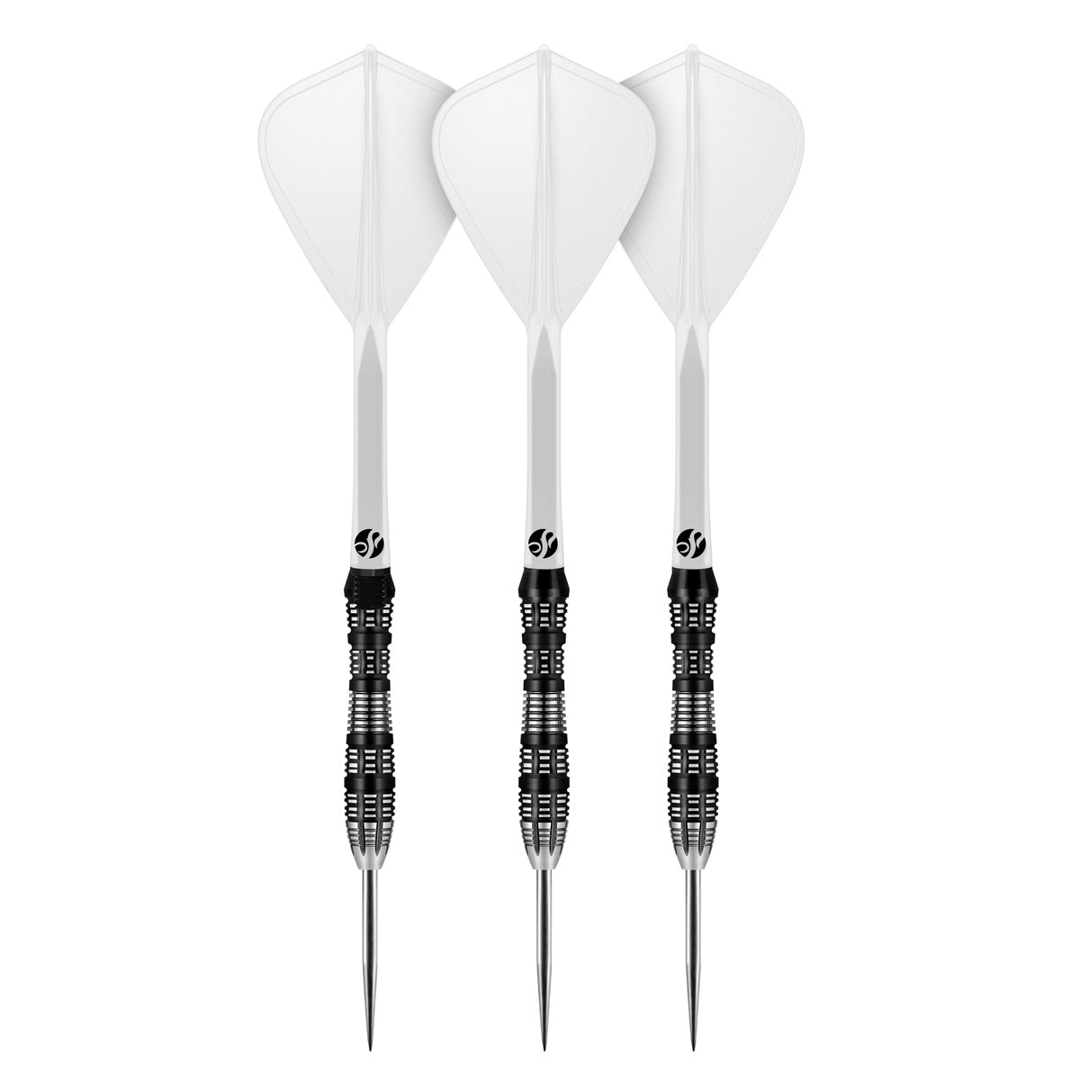 Shot Flight Deck One Piece Dart Flight and Shaft System Clear Kite