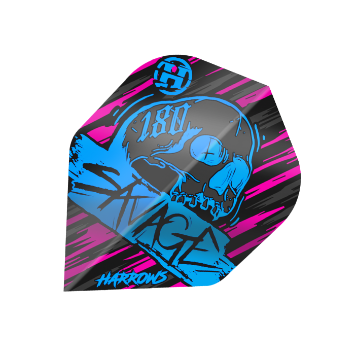 Savage No6 Dart Flights by Harrows