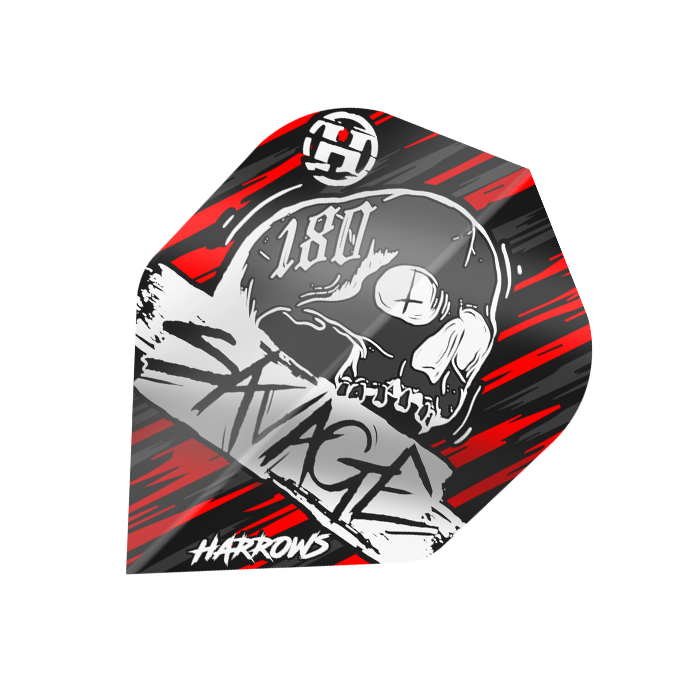 Savage No6 Dart Flights by Harrows