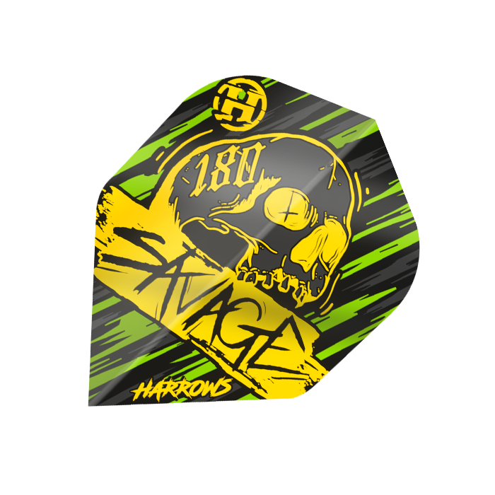 Savage No6 Dart Flights by Harrows