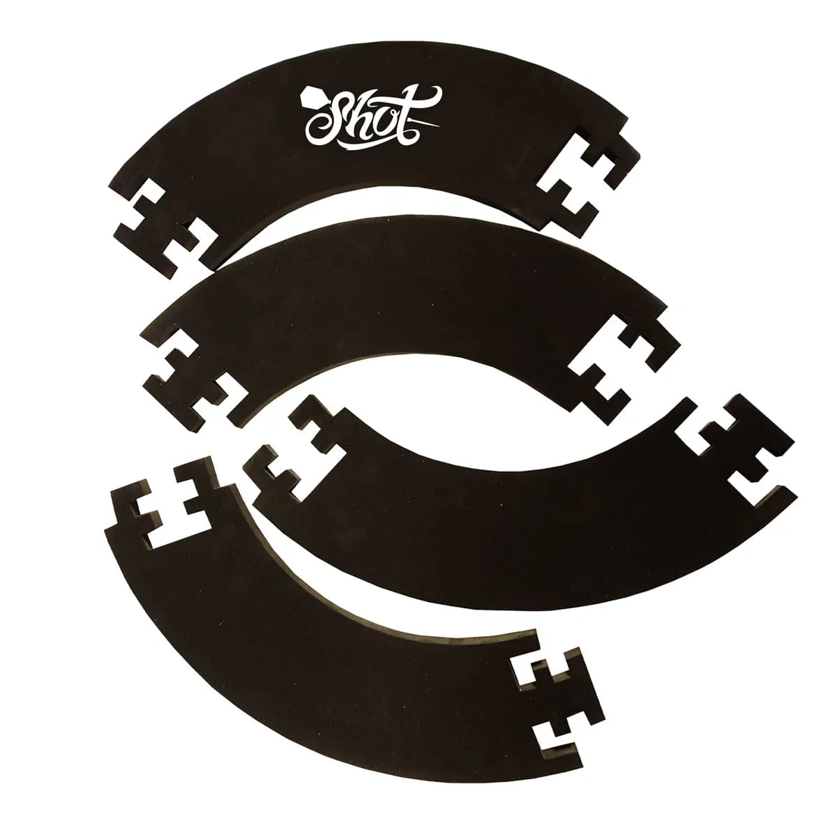 Shot 4 Piece Dartboard Surround - Black