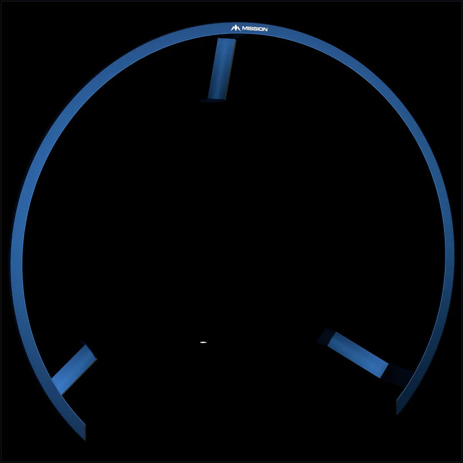 Mission Torus 270 Dartboard Lighting, Bright Light, Blue Ring