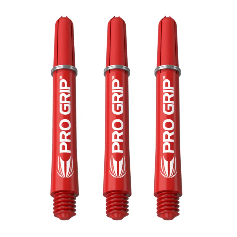 Target Pro Grip Dart Shafts, Red, Intermediate Length