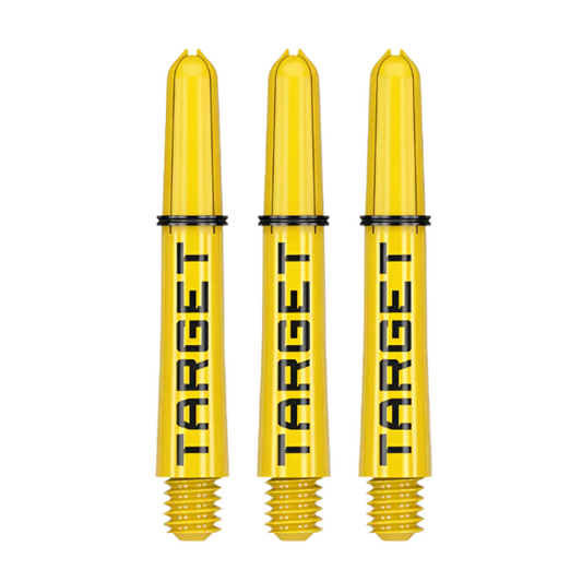Target Pro Grip Tag Dart Shafts, Yellow, Short  Length