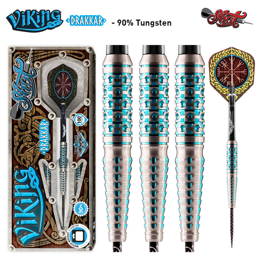 Viking Drakkar 90% Tungsten Steel Tip Darts by Shot