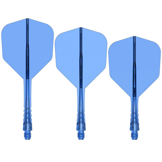 Mission Force 90 Vortex - Moulded Flight & Shaft - Standard No6 Blue