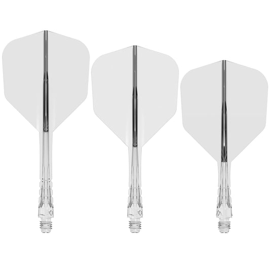 Mission Force 90 Vortex - Moulded Flight & Shaft - Standard No6 Clear