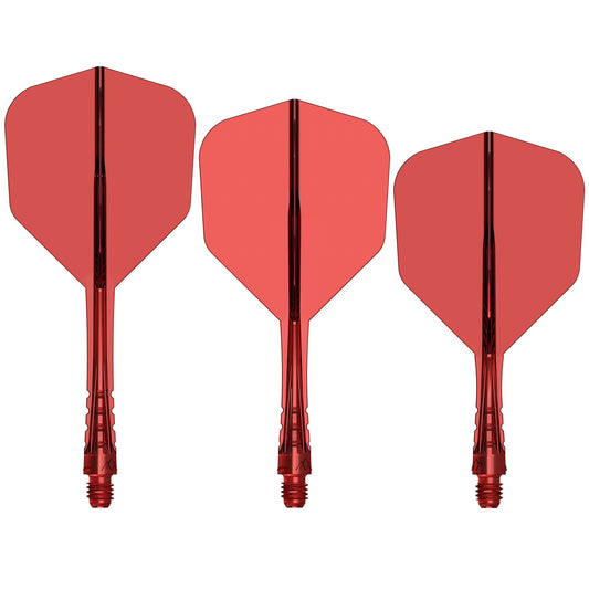 Mission Force 90 Vortex - Moulded Flight & Shaft - Standard No6 Red