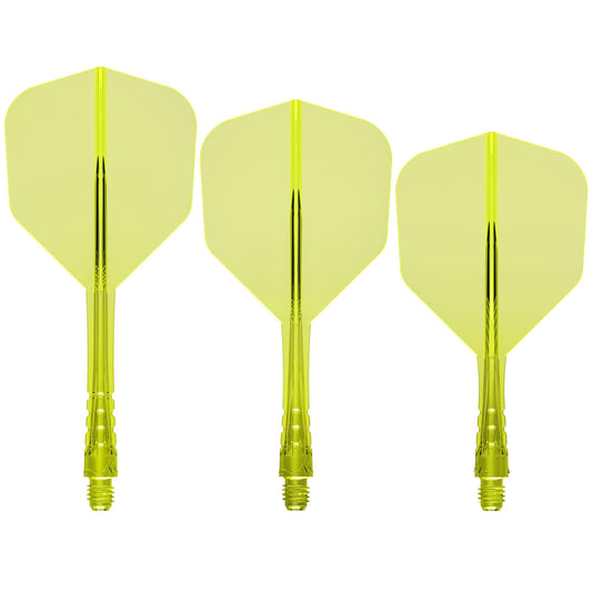 Mission Force 90 Vortex - Moulded Flight & Shaft - Standard No6 Yellow