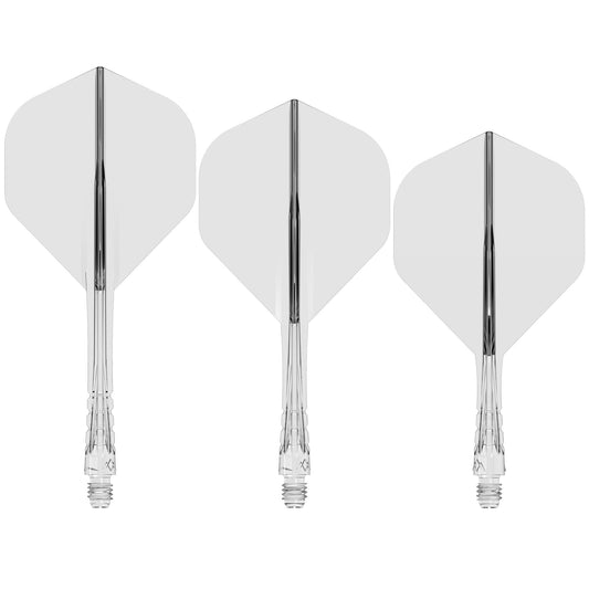 Mission Force 90 Vortex - Moulded Flight & Shaft - Standard No2 Clear