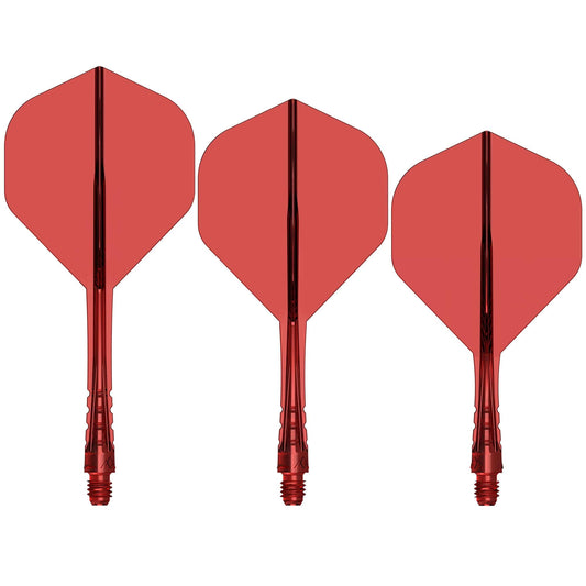 Mission Force 90 Vortex - Moulded Flight & Shaft - Standard No2 Red