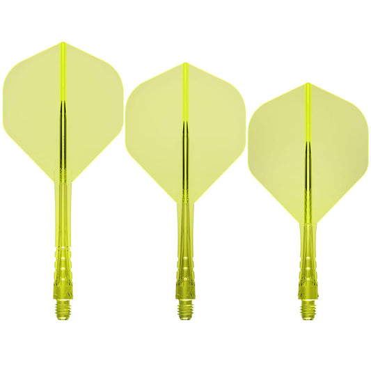 Mission Force 90 Vortex - Moulded Flight & Shaft - Standard No2 Yellow