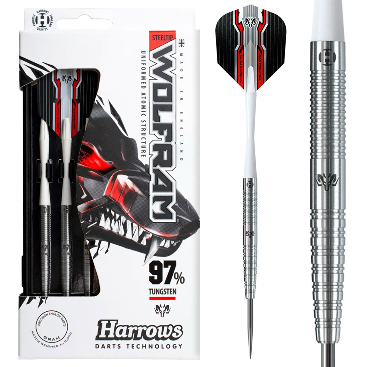 Harrows Wolfram 97% Tungsten Steel Tip Darts