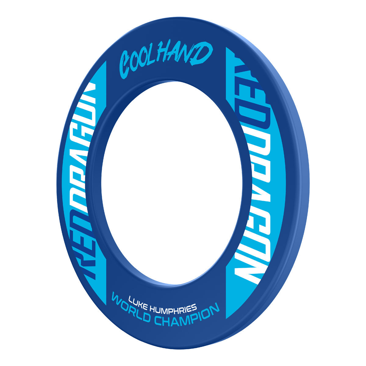 Luke Humphries World Champion Dartboard Surround by Red Dragon