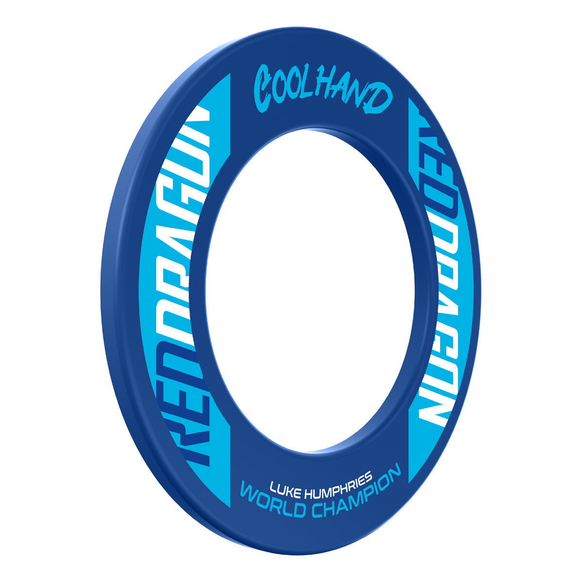 Luke Humphries World Champion Dartboard Surround by Red Dragon